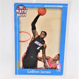 2012 LeBron James Panini Math Hoops 5x7 Basketball Card Miami Heat