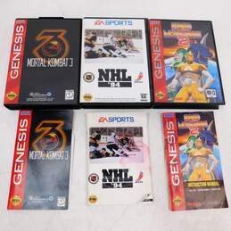 9ct Sega Genesis Box Only Lot and Some Manuals alternative image