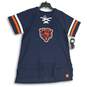 Womens Navy Orange Chicago Bears NFL Football Pullover Jersey Size 2XL image number 1