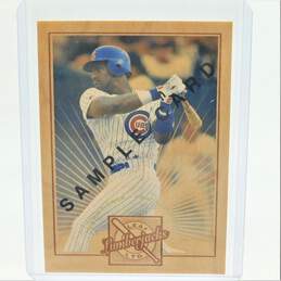 1996 Sammy Sosa Leaf Limited Lumberjacks Sample /5000 Chicago Cubs