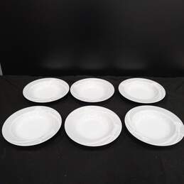 Set of 6 Mikasa Classic Flair Gray Fine China Soup Bowls alternative image