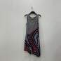 Womens Multicolor Nautical Stripe Sleeveless Round Neck Fit & Flare Dress Size M image number 1