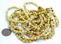 Vintage Crown Trifari Gold Tone Beaded Multi Strand Necklace 119.2g image number 6