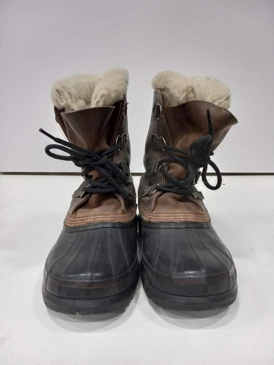 Sorel Big Horn Men's Brown Boots Size 8 image number 2