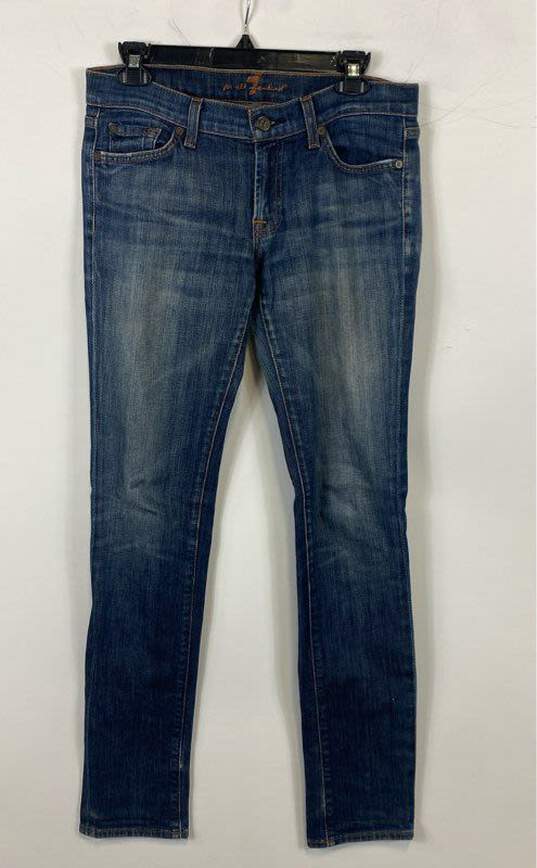 7 for all mankind Blue Pants - Size 28 image number 1