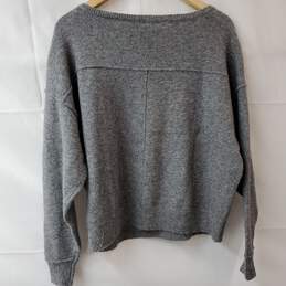 American Eagle Gray Polyester Pullover Sweater Women's XS alternative image