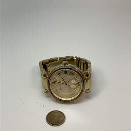 Designer Michael Kors MK-5867 Gold-Tone Stainless Steel Analog Wristwatch alternative image