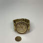 Designer Michael Kors MK-5867 Gold-Tone Stainless Steel Analog Wristwatch image number 2
