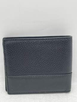 Mens Black Pebbled Leather Multi Card Holders Bifold Wallet W-0552198-F alternative image
