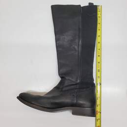 Frye Black Leather Knee High Boots alternative image