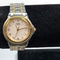 Designer Esq Swiss Made 100384a Two Tone Round Quartz Analog Wristwatch image number 1