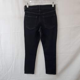 Banana Republic High Rise Slim Black Wash Denim Jeans Size 25P alternative image
