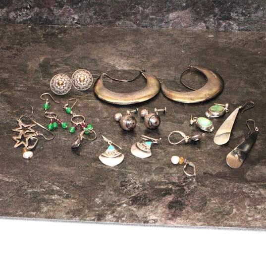Bulk Assortment of Fine Sterling Silver Jewelry - 221.0g image number 7