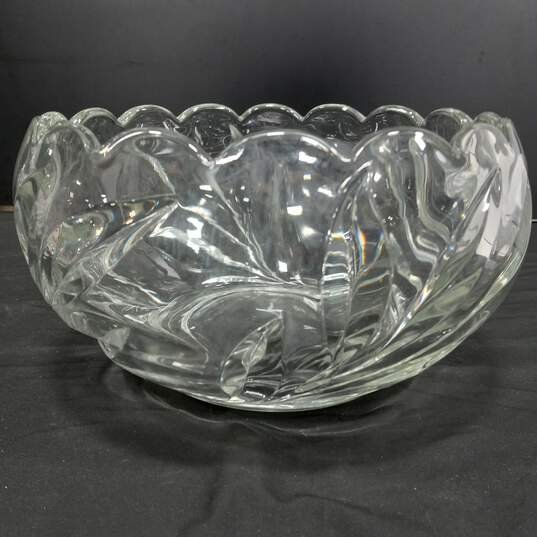 11PC Glass Punch Bowl & Cup Bundle image number 2