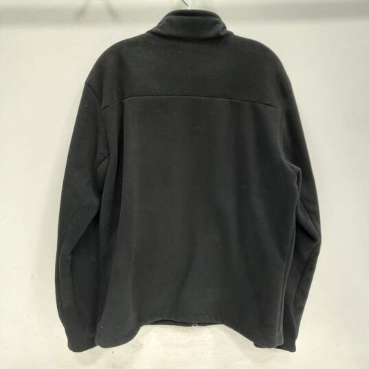 The North Face Men's Black Full Zip Fleece Jacket Size L image number 2