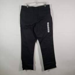 NWT Mens Relaxed Fit Flat Front Slash Pockets Belt Loops Dress Pants Size 38X34 alternative image