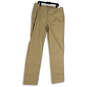 NWT Mens Voyager Tan Low Rise Flat Front Slash Pockets Chino Pants Size 36T image number 1