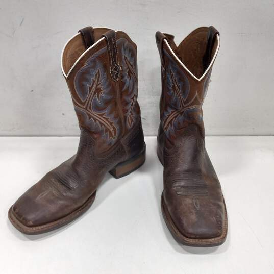 Ariat Leather Western Style Boots Size 10D image number 1