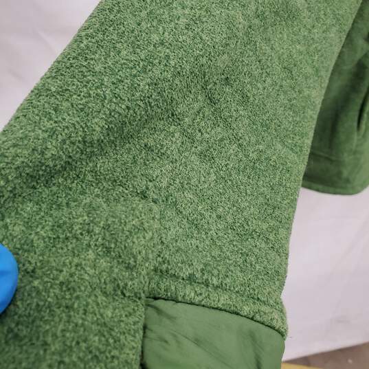 Women's Mountain Hard Wear Full Zip Green Fleece Sweatshirt Size M image number 3