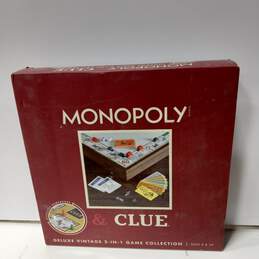 Monopoly & Clue Deluxe Vintage 2-in-1 Collection alternative image