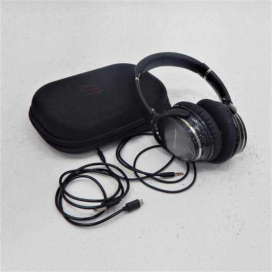 HiEarCool Wireless Active Noise Cancellation Headphones w/Soft Case and Cords image number 1