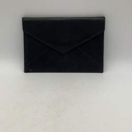 Rebecca Minkoff Womens Black Leather Inner Pocket Clutch Wallet Handbag