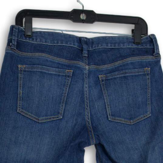 Banana Republic Womens Blue Denim Medium Wash Cuffed Cropped Jeans Size 28/6 image number 4