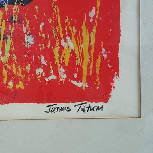 James Tatum Original Art  Limited Edition  Vintage Silk Screen image number 6