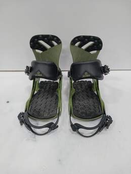 Salomon Green Snowboard Bindings Size S/M