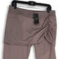 NWT Womens Lavender Elastic Waist Skinny Leg Skirt Leggings Size Large image number 4