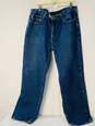 Men's Blue Carhartt Jeans Size:40x32 image number 4