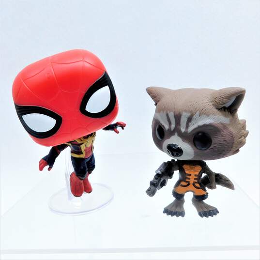 Assorted Marvel Funko Pops Thor Captain America Groot Spider Man image number 4