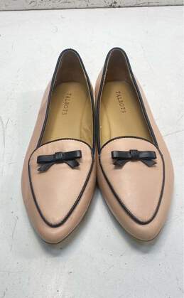 Talbots Kelly Leather Pointed Flats Pink 9 alternative image