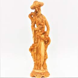 MCM Mid Century Modern Pair Of Resin Asian Figural Statues alternative image