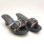 Franco Sarto Zebra Print Women's Sandals Black Size 8.5M image number 3