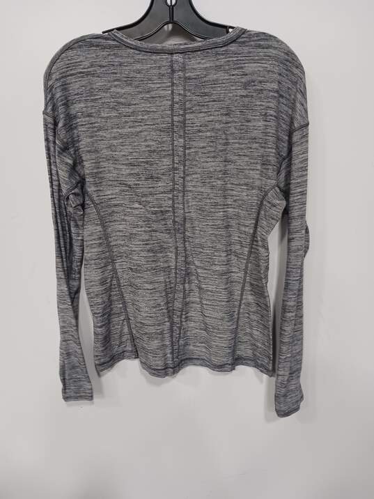 Lululemon Grey Long Sleeve Pullover Activewear Shirt image number 2