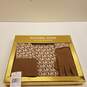 Michael Kors Knit Hat Scarves & Gloves Beige Gift Set image number 5