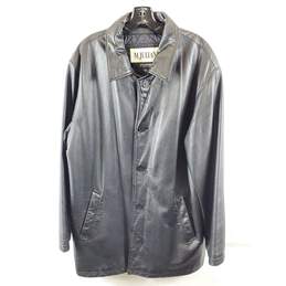 Wilson's Leather Men Black Leather Jacket M