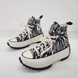 Converse Unisex Run Star Hike Zebra Print High Top Sneakers Size 5 M | 6.5 W