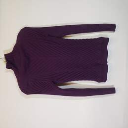 Women's Zip Up Sweater Size M alternative image