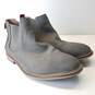 Steve Madden Gray Faux Suede Chelsea Ankle Boots Men's Size 9.5 M image number 3