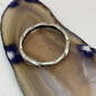 Designer Silpada 925 Sterling Silver Hammered Round Shape Band Ring image number 1