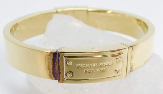 Designer Michael Kors MKJX251710 Hinged Bangle Bracelet image number 1
