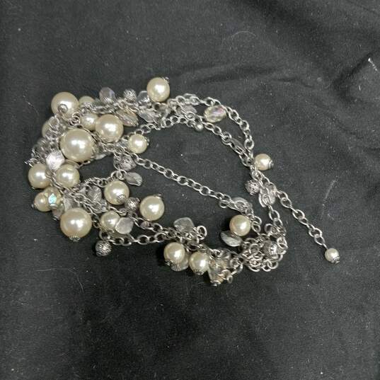 Bundle of Assorted Faux Pearl Fashion Jewelry image number 5