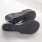 Tory Burch Women's Black Leather Platform Slide Wedge Sandals Size 8.5M image number 6