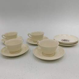 Vintage Wedgwood Patrician Swansea Teacups W/ Saucers alternative image