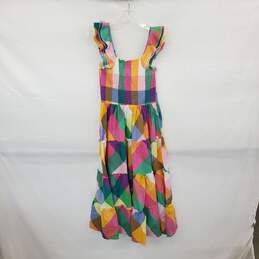 Crown & Ivy Multicolor Cotton Maxi Dress WM Size S NWT