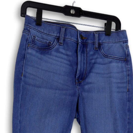 Womens Blue Denim Medium Wash Stretch Pocket Skinny Leg Jeans Size 29/8 image number 3