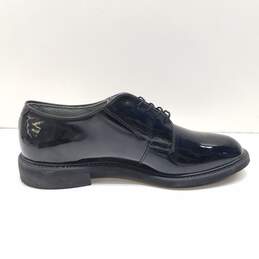Bates Men's Cage Black Faux Patent Dress Shoes Size 10 alternative image