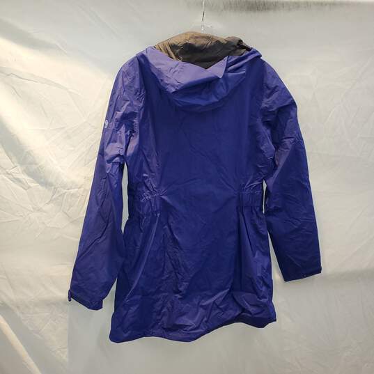 Mountain Hard Wear Blue Full Zip Hooded Jacket Women's Size S image number 2